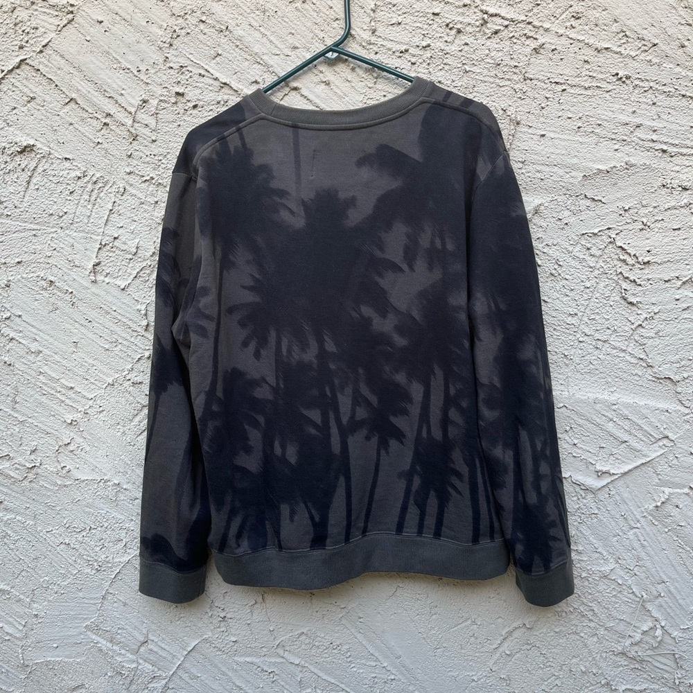 AZTECH MOUNTAIN PALM TREES SWEATSHIRT SIZE XL GREEN AND BLACK